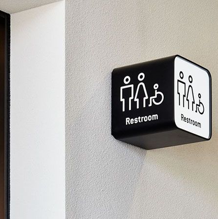 方体式标识牌设计作品案例展示